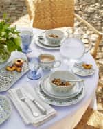 Image 4 of 5: Juliska Villa Seville Chambray Breakfast Cup 