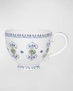 Image 1 of 5: Juliska Villa Seville Chambray Breakfast Cup 