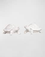 Image 1 of 5: Juliska Leonardo and Donatello Turtle Salt & Pepper Shakers 
