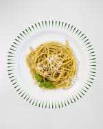 Image 2 of 5: Juliska Sitio Stripe Dinner Plate, Basil 