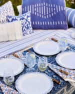 Image 2 of 5: Juliska Sitio Stripe Delft Blue 4-Piece Place Setting 