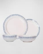 Image 1 of 5: Juliska Sitio Stripe Delft Blue 4-Piece Place Setting 