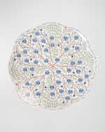 Image 1 of 6: Juliska Villa Seville Scalloped Dessert Salad Plate