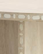 Image 2 of 3: Jamie Young Sama Bistro Dining Table, 45" Round 