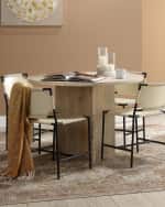 Image 3 of 3: Jamie Young Sama Bistro Dining Table, 45" Round 