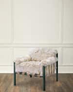 Image 1 of 5: Massoud Walker Shearling Chair