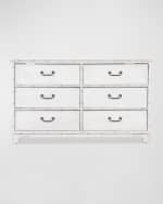 Image 2 of 4: Hooker Furniture Charleston White 6-Drawer Dresser 