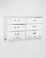 Image 1 of 4: Hooker Furniture Charleston White 6-Drawer Dresser 