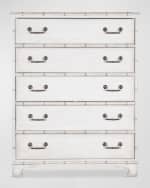 Image 2 of 3: Hooker Furniture Charleston White 5-Drawer Chest 