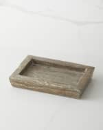Image 1 of 2: Pigeon and Poodle Bowen Gray Soap Dish