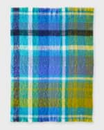 Image 3 of 3: Designers Guild Fontaine Cobalt Throw, 51" x 75"