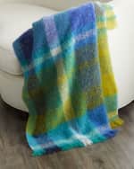 Image 1 of 3: Designers Guild Fontaine Cobalt Throw, 51" x 75"