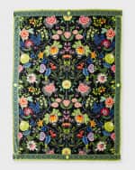 Image 2 of 2: Designers Guild Brocart Decoratif Noir Throw, 51" x 71"