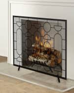 Image 1 of 5: Arteriors Adamo Fire Screen 