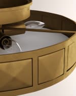 Image 3 of 5: Arteriors Empire Flush Mount 