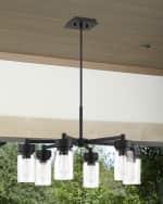 Image 2 of 2: Ellington Bennet 6-Light Outdoor Chandelier 