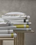 Image 3 of 5: Matouk Ambrose Full/Queen Flat Sheet