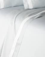 Image 1 of 5: Matouk Ambrose Full/Queen Flat Sheet