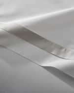 Image 5 of 5: Matouk Ambrose Full/Queen Flat Sheet