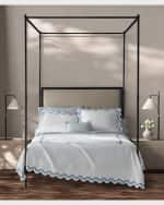 Image 3 of 5: Matouk Mirasol Matelasse Coverlet, FULL-QUEEN