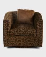 Image 2 of 5: Haute House Kylee Swivel Chair