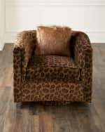 Image 1 of 5: Haute House Kylee Swivel Chair