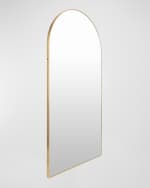 Image 2 of 6: Surya Rugs Aranya 72" Arched Floor Mirror