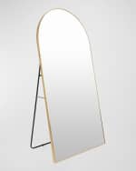 Image 3 of 6: Surya Rugs Aranya 72" Arched Floor Mirror