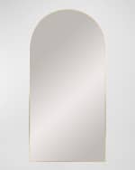 Image 1 of 6: Surya Rugs Aranya 72" Arched Floor Mirror