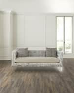 Image 1 of 6: Massoud Namaya Hair-on-Hide Sofa - 90"