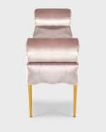 Image 4 of 6: Haute House Eleanor 57" Bench