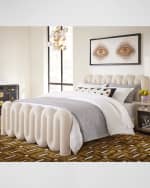 Image 3 of 3: Jonathan Adler Serpentine King Bed