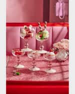 Image 2 of 6: MacKenzie-Childs Rosy Check Coupe Glass