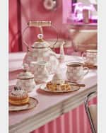 Image 3 of 4: MacKenzie-Childs Rosy Check Enamel Creamer