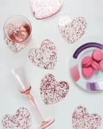 Image 3 of 3: Kim Seybert Sweetheart Coasters, Set of 6
