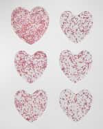 Image 1 of 3: Kim Seybert Sweetheart Coasters, Set of 6