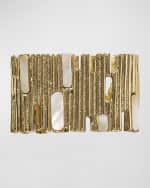 Image 1 of 5: Kim Seybert Gold Matrix Napkin Ring