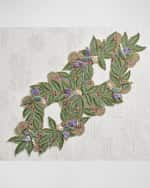 Image 1 of 2: Kim Seybert Paradiso Beaded Table Runner, 16" x 40"