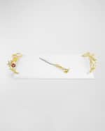 Image 1 of 5: Michael Aram Wildflowers Cheeseboard with Knife 