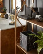 Image 2 of 3: Kassatex Athenas Marble Toothbrush Tumbler