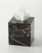 Image 1 of 3: Kassatex Athenas Marble Tissue Holder