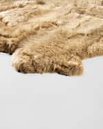 Image 2 of 8: Four Hands Lalo Lambskin Rug, 3' x 6'
