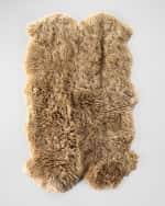 Image 1 of 8: Four Hands Lalo Lambskin Rug, 3' x 6'