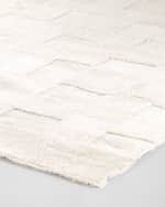 Image 3 of 9: Four Hands Patchwork Shearling Rug, 8' x 10'