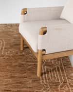 Image 4 of 7: Four Hands Tozi Hand-Knotted Jute Rug, 8' x 10'