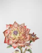 Image 4 of 4: Jay Strongwater Dahlia Objet