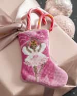 Image 1 of 5: Bauble Stockings x Sainty Nelsen "The Brianna Black Ballerina" Mini Bauble Stocking