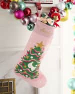 Image 1 of 4: Bauble Stockings x Sainty Nelsen "Peace on Earth Stocking" Christmas Stocking, Personalized