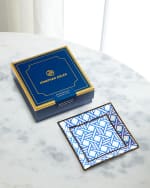 Image 1 of 2: Jonathan Adler Basketweave Square Tray