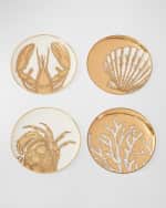 Image 2 of 2: Jonathan Adler Maritime Cocktail Coasters, Set of 4 